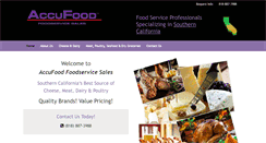 Desktop Screenshot of accufood.com