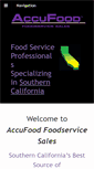 Mobile Screenshot of accufood.com